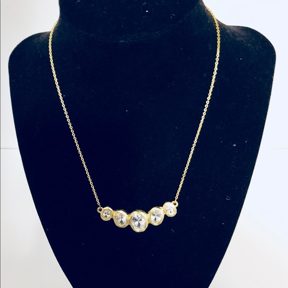 Rhinestone Necklace 16-18” - Picture 5 of 6